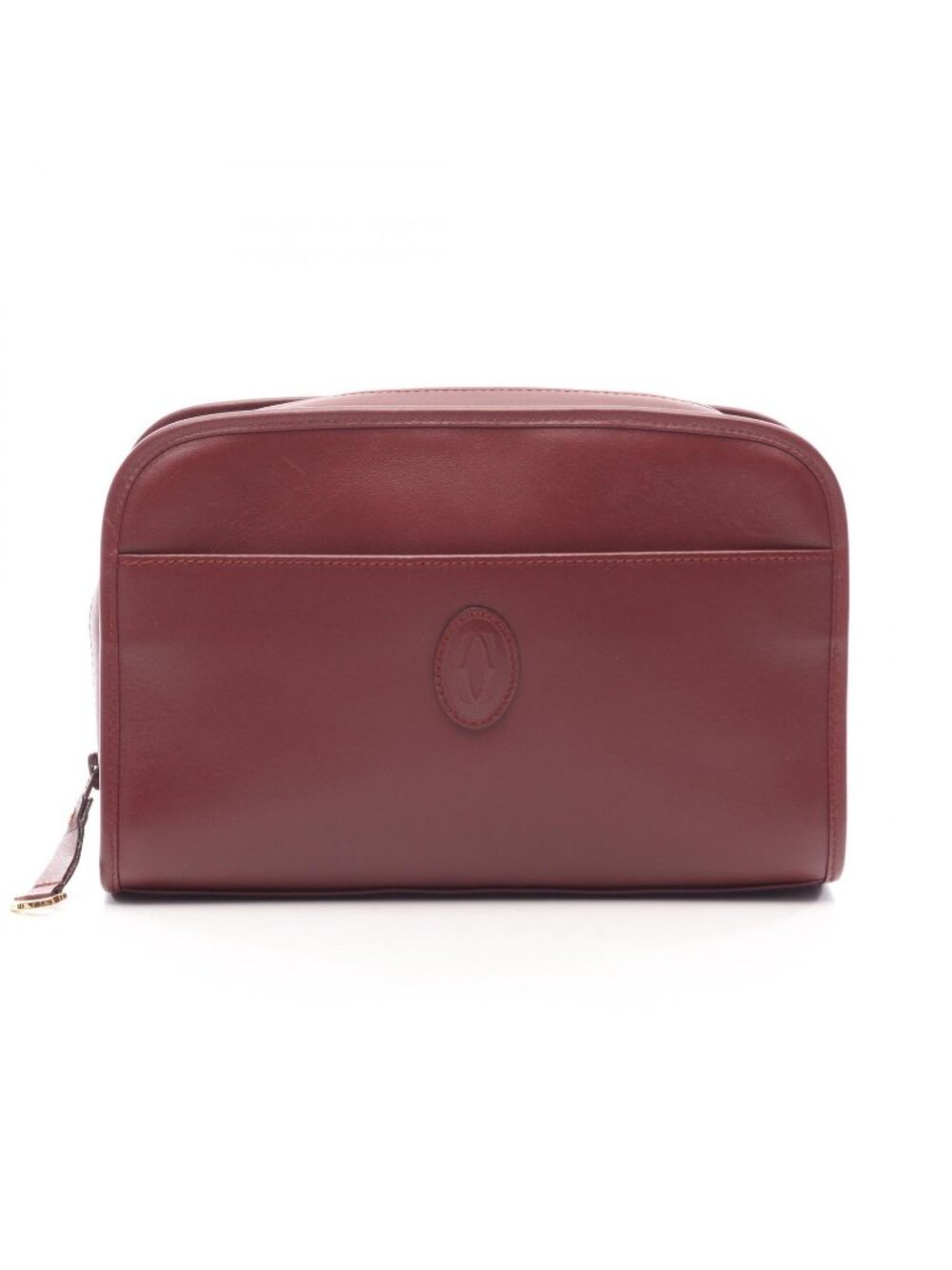 Cartier Clutch Must Line Bordeaux Leather